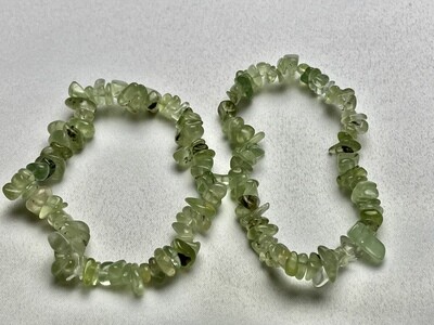 Fluorit Splitter Armband hellgrün