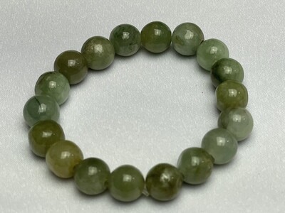 Jade Grün Kugelarmband 10mm