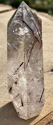 Fantastische Rutiquarz Spitze aus Madagaskar