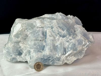 Grosser Blauer Calcit Naturbelassen 2,7 Kg 22cm