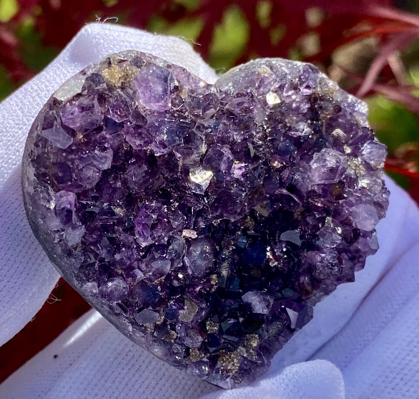 Schönes Amethyst Herz