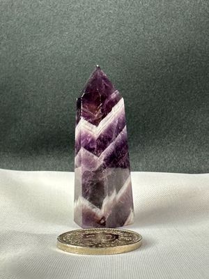 Chevron Amethyst Spitze