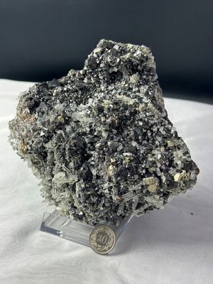 Wunderschöne Grosse Sphalerit Stufe mit Nadel Calcit 2,4 Kg