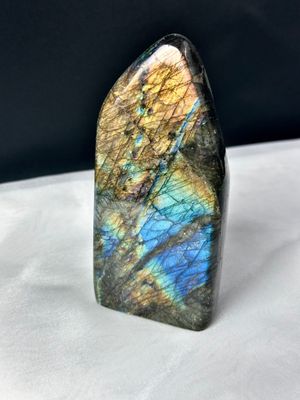 Fantastischer Feuer Wasser Labradorit Edelstein