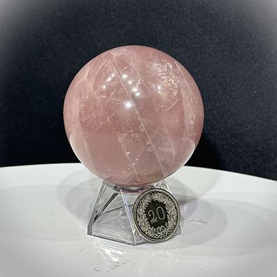 ​Rosenquarz Kugel 55.3 mm