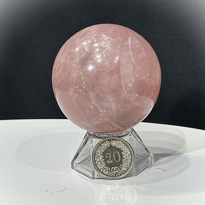 ​Rosenquarz Kugel 55.3 mm