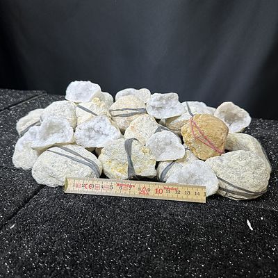 Quarz Geode / Druse aus Marokko