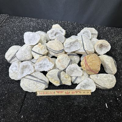 Quarz Geode / Druse aus Marokko
