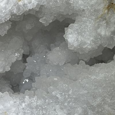 Quarz Geode Marokko 28.7 KG Kg ungeöffnet mit Bruchstelle