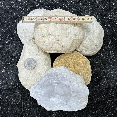 Quarz Geode Marokko 690 - 800 Gramm Geschlossen