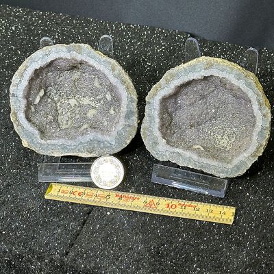 Quarz Geode Druse halbiert 0.950 Kg