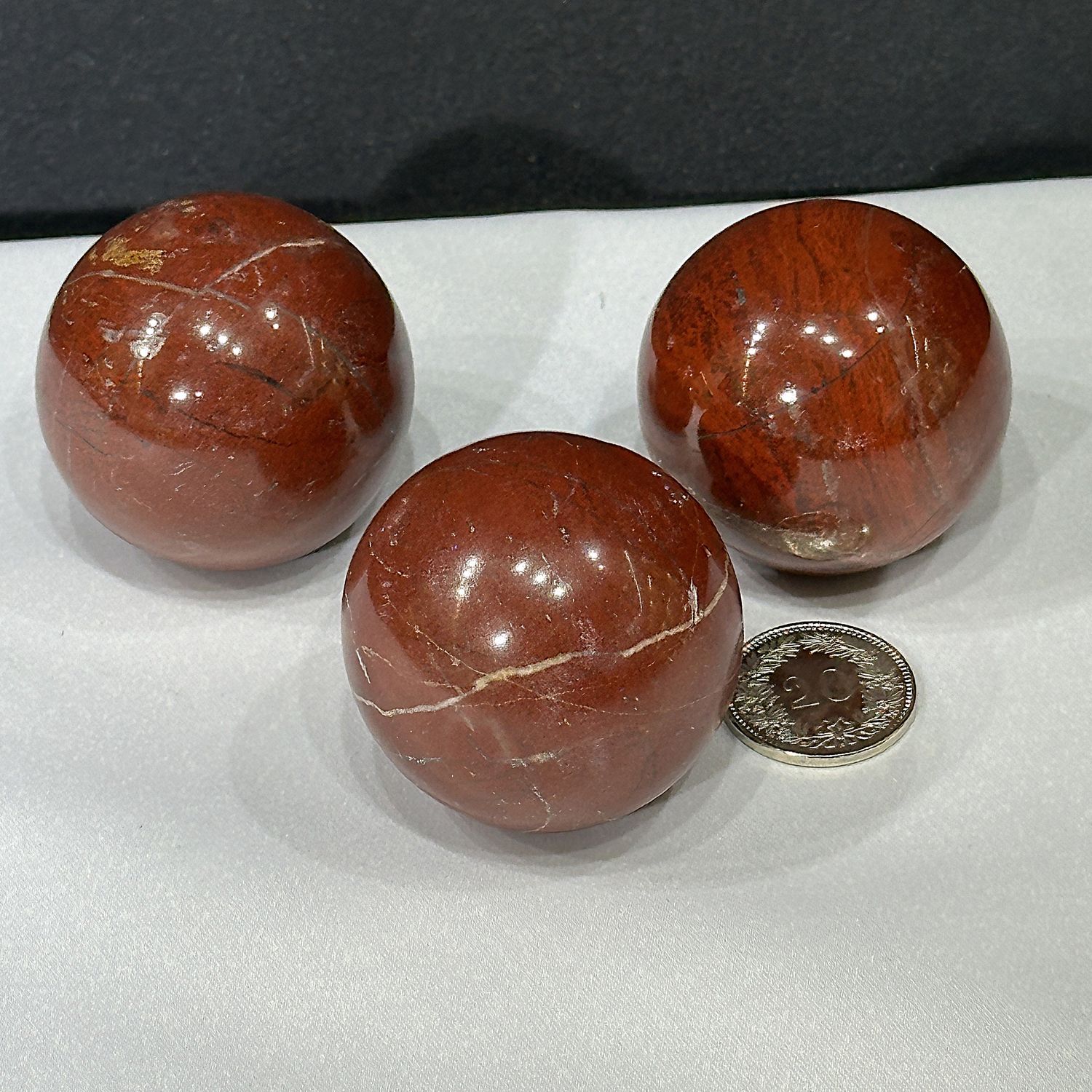 Roter Jaspis Kugel ca. 40 mm