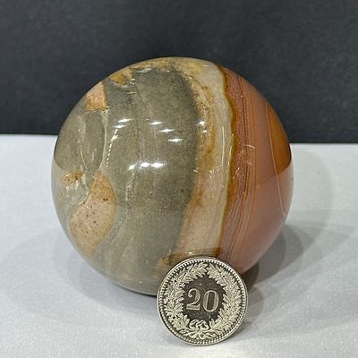 Polychronic / Polychrom Jaspis Kugel 48mm