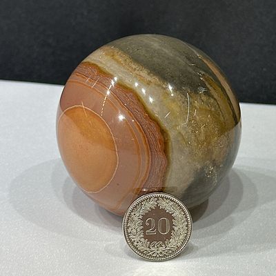 Polychronic / Polychrom Jaspis Kugel 48mm