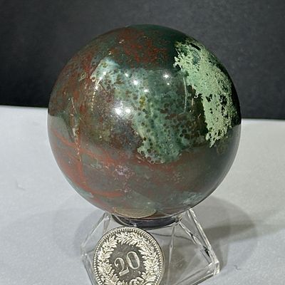 Heliotrop Kugel 54 mm