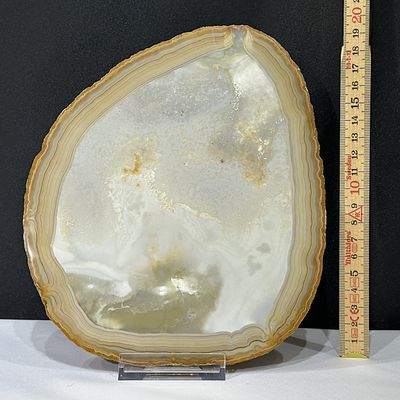 Achat Platte Natur 205 x 180 x 6 mm
