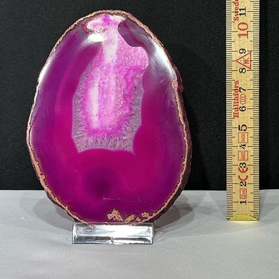 Achat Platte Pink 115 x 87 x 5 mm