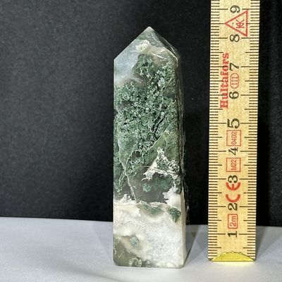 Moosachat Obelisk 84 x 25 x 24 mm