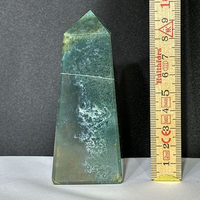 Moosachat Obelisk 96 x 40 x 40 mm