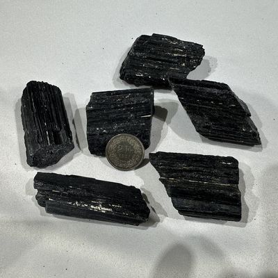 Schwarzer Turmalin Schörl 50 - 99 Gramm