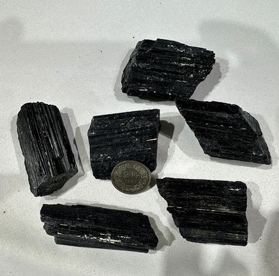 Schwarzer Turmalin Schörl 50 - 99 Gramm