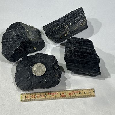 Schwarzer Turmalin Schörl 400 - 499 Gramm