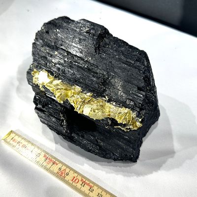 Schwarzer Turmalin Schörl    mit Glimmer 3.39 Kg