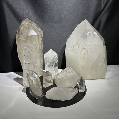 Bergkristall Spitzen