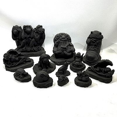 Schungit Tiere / Figuren /Budda usw.