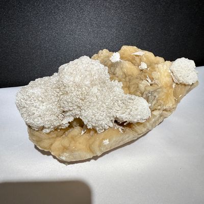 Grosser Scolecit auf Stilbit Matrix