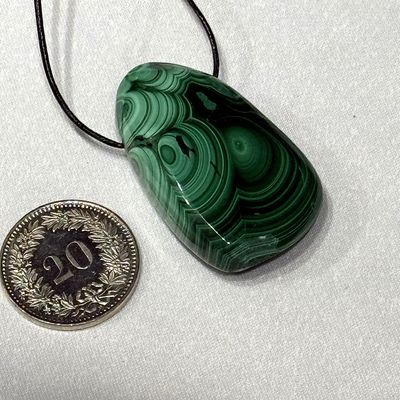 Malachit Anhänger 38 mm