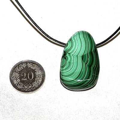 Malachit Anhänger 38 mm