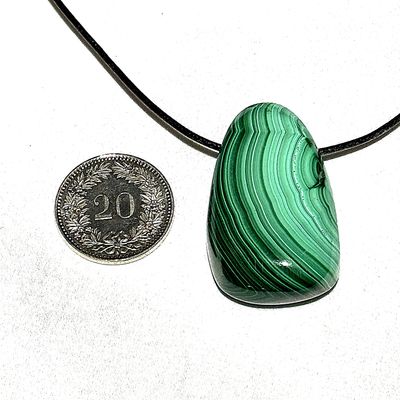 Malachit Anhänger 38 mm
