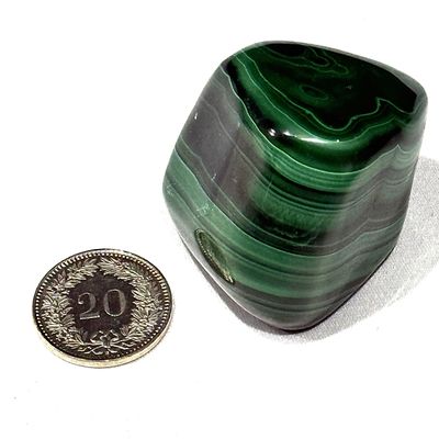 Malachit Jumbo Trommelstein