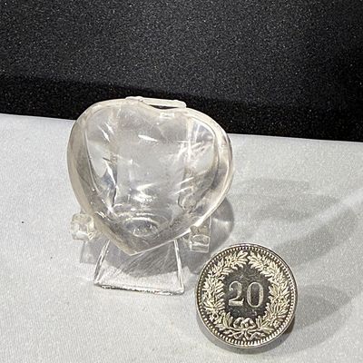 Bergkristall Herz Glasklar 3.6 cm