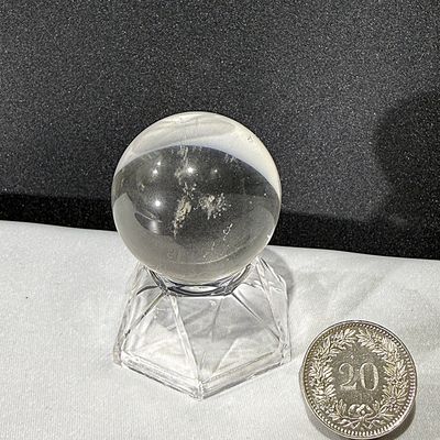 Bergkristall Kugel Glasklar 33 mm