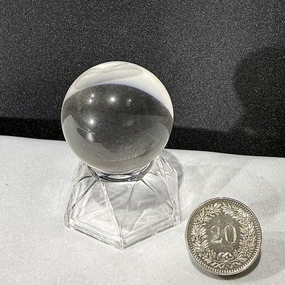 Bergkristall Kugel Glasklar 33 mm