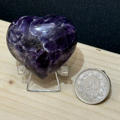Chevron Amethyst Herz 41 mm