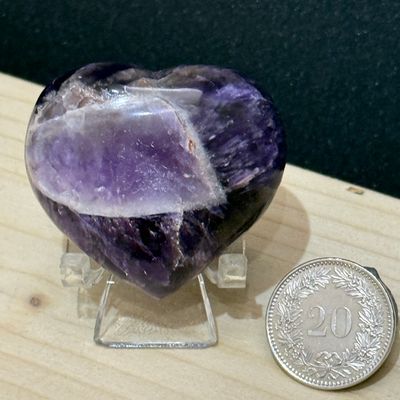 Chevron Amethyst Herz 41 mm