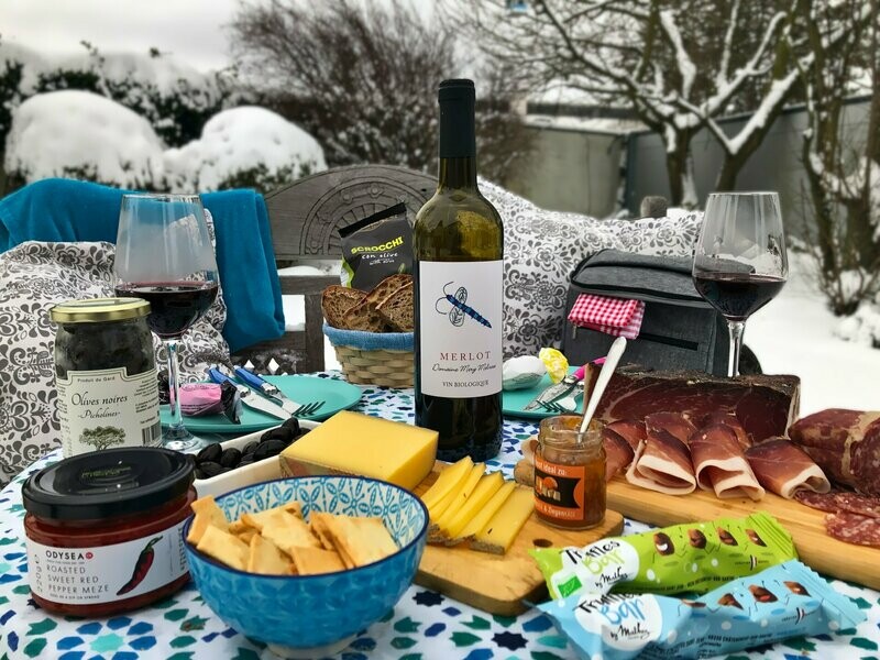 Picknickrucksack "Snow Food"