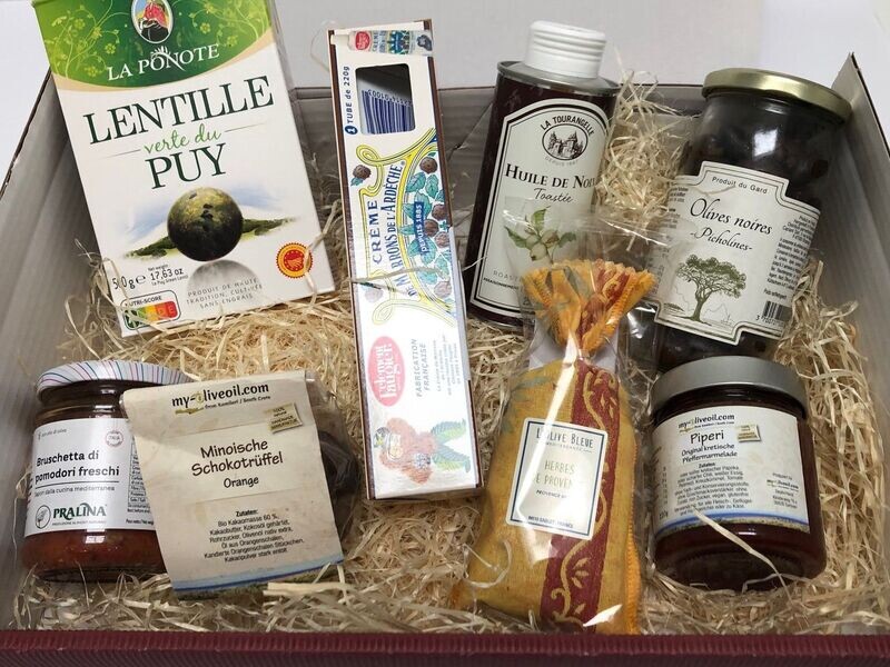 Präsentkorb gesund und  glutenfrei