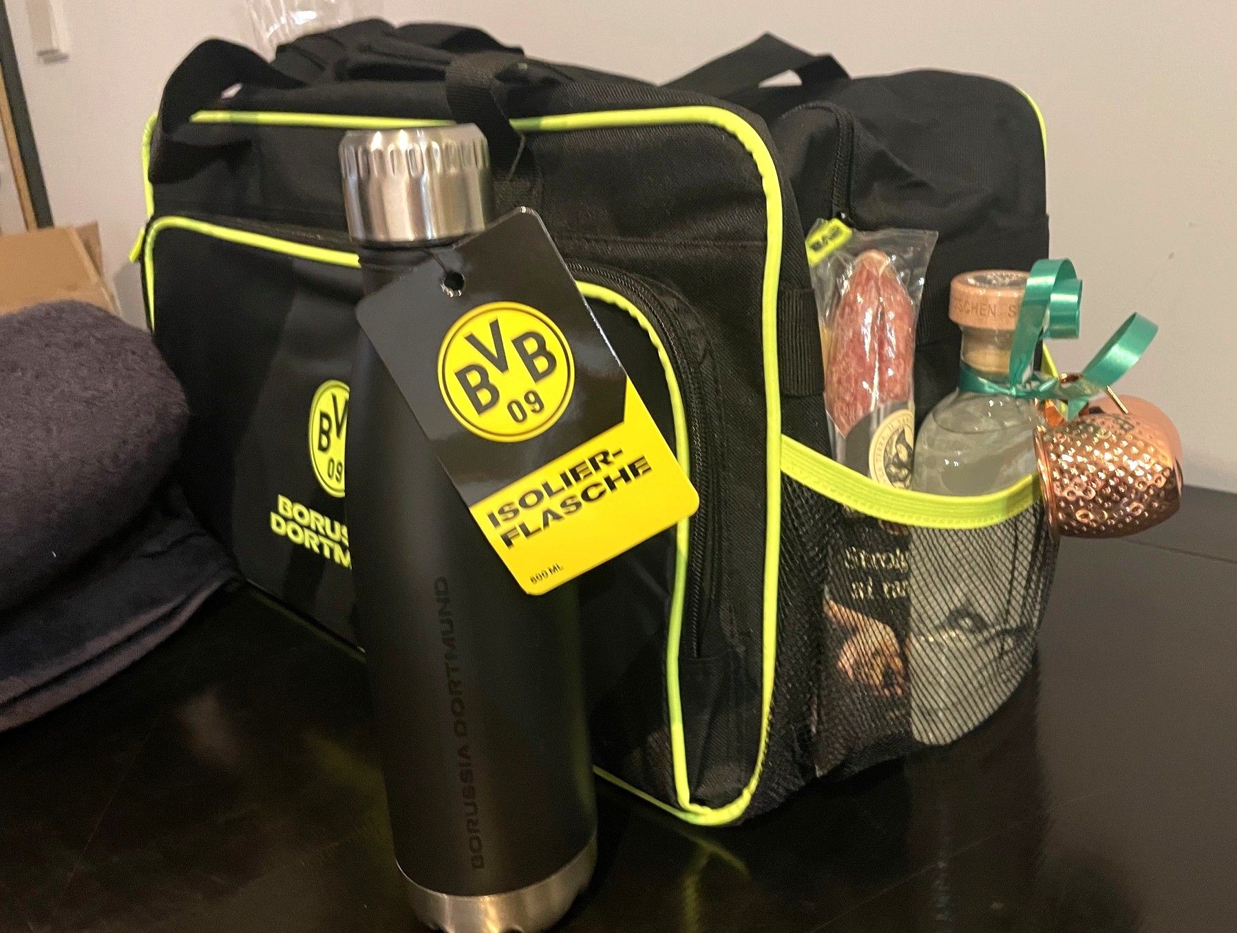 Fußball Präsenttasche Leckereien für echte Fans