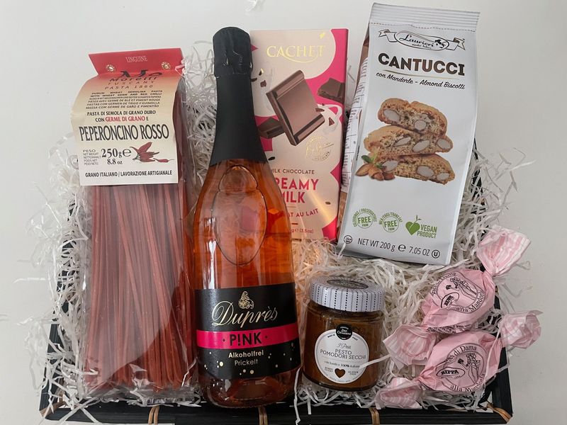 Präsentkorb alkoholfreier und prickelnd