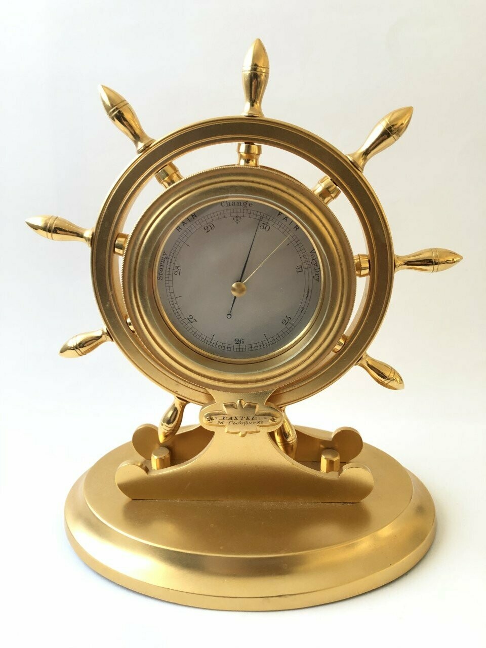 Ships Wheel Barometer