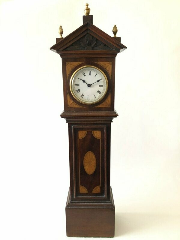Miniature Inlaid Longcase Clock