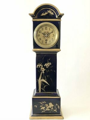 Antique Miniature Porcelain Mantle Clock