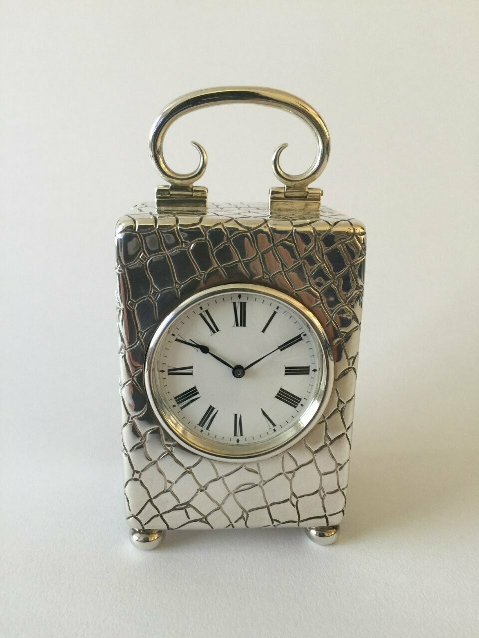 William Comyns Silver Carriage Clock