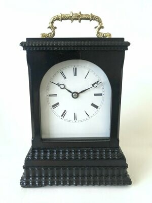 Ebonised Wood Case Carriage Clock