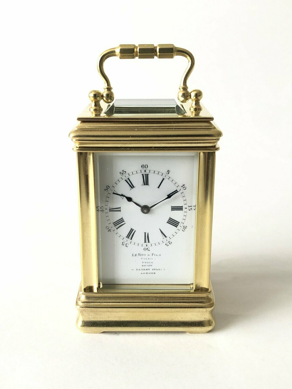 Miniature Le Roy & Fils Gorge Case Carriage Clock