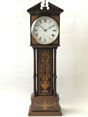 Miniature Marquetry Longcase Clock